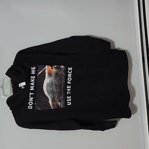 Youth XL "Don't Make Me Use The Force" Star Wars Black Hoodie